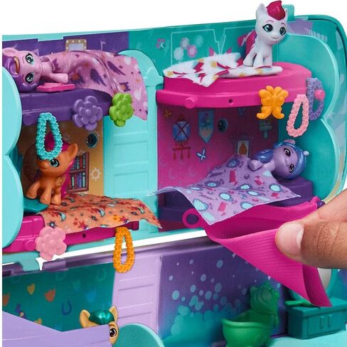 My Little Pony Playset Mini World Magic Mare Stream, Buildable Trailer Camper Van, Mini Toys for Girls and Boys Age 5 and Up in Kuwait