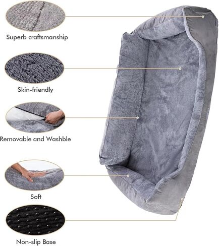 Human Dog Bed, Large and Comfortable Dog Bed for Napping and Relaxing, Great for Playing with Your Dog and Children, Specially Designed for Adults, Children, Pets, Removable,Washable,Durable in Saudi Arabia