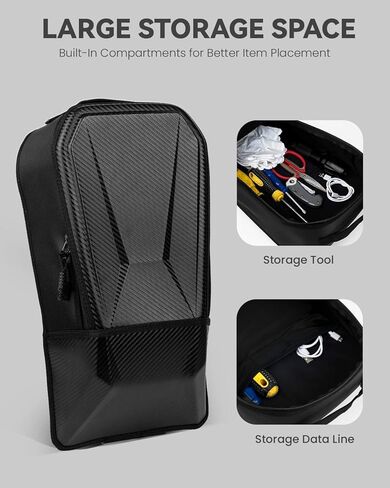 حقيبة تخزين مركزية Maverick X3 مع غلاف EVA متوافقة مع Can Am X3 2017 2018 2019 2020 2021 2022 2023، حقيبة تخزين مقاومة للماء 1680D بين المقعد in Kuwait