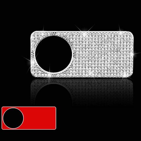 Pursuestar Bling Bling Car Interior Trim Accessorie Crystal Decals Car Copilot Storage Glove Box Switch Handle Cover fit for Mercedes-Benz C E Class GLC GLE CLS in Saudi Arabia