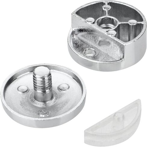 Upgraded 3-5mm Frameless Mirror Mounting Hardware 4 Pack Dual-Screw Fixing Mirror Mounting Kit with Heavy Duty Long Screws & Anchors in Saudi Arabia