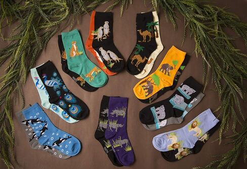 Women’s Crew Socks | Orca Fun Designs Novelty Socks | 2 Pair in Saudi Arabia