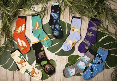 Women’s Crew Socks | Orca Fun Designs Novelty Socks | 2 Pair in Saudi Arabia