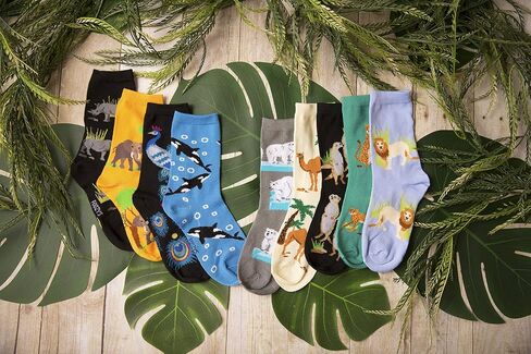 Women’s Crew Socks | Orca Fun Designs Novelty Socks | 2 Pair in Saudi Arabia