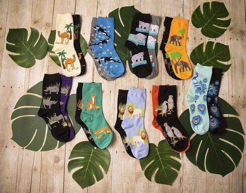 Women’s Crew Socks | Orca Fun Designs Novelty Socks | 2 Pair in Saudi Arabia