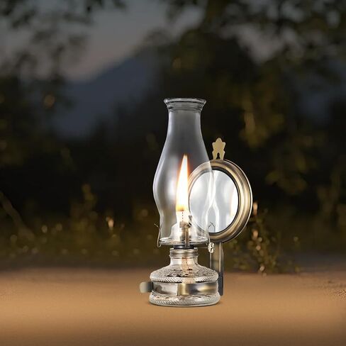 Large Wall Kerosene Lamp Antique Oil Lamp Vintage Oil Lamp for Indoor Use Glass Clear Wall Mounted Kerosene Lantern Rustic Hurricane Lamp with Oil Wick for Indoor Home Decor Lighting in Saudi Arabia
