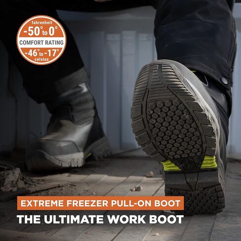 حذاء RefrigiWear الرجالي ذو الفريزر الفائق، حذاء عمل معزول، تصنيف مريح -50 درجة فهرنهايت in Kuwait