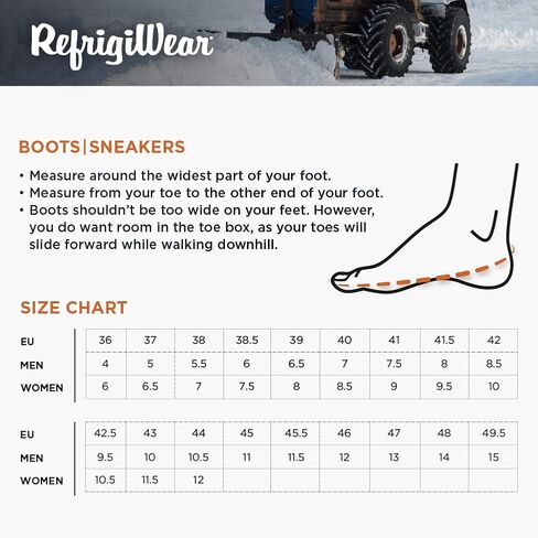 حذاء RefrigiWear الرجالي ذو الفريزر الفائق، حذاء عمل معزول، تصنيف مريح -50 درجة فهرنهايت in Kuwait