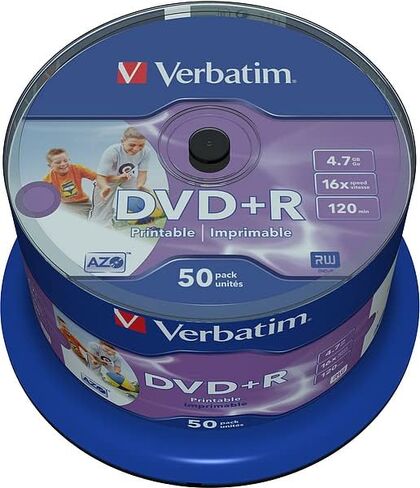 فيرباتيم DVD+R 4.7 جيجا 16x SP 50 PR- 43512 in Saudi Arabia
