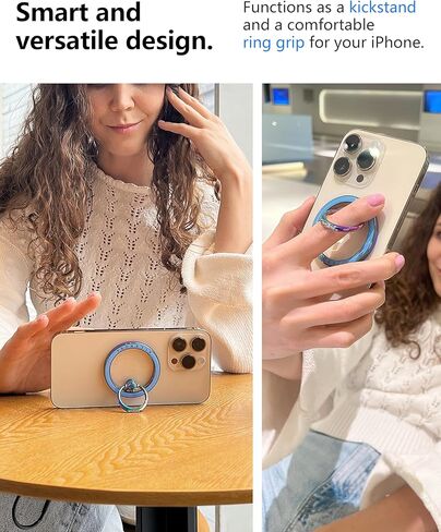 حامل حلقة هاتف مغناطيسي من Allengel لـ Magsafe، مسند إصبع مغناطيسي، دوران 360 درجة وقلب 180 درجة، لهاتف iPhone 15/14/13/12 in Kuwait