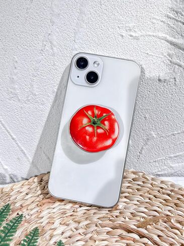 حامل بسيط بمقبض هاتف على شكل طماطم، حامل هاتف خلوي على شكل فواكه لطيف، ملحق سحر الهاتف قابل للطي، قبضة هاتف بمسند ممتد مع قاعدة قابلة للتبديل، مقبض قبضة لجهاز Kindle in Kuwait