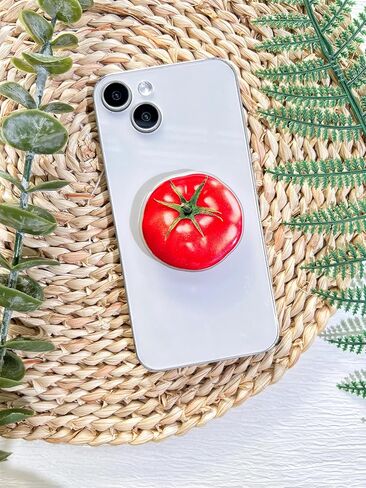 حامل بسيط بمقبض هاتف على شكل طماطم، حامل هاتف خلوي على شكل فواكه لطيف، ملحق سحر الهاتف قابل للطي، قبضة هاتف بمسند ممتد مع قاعدة قابلة للتبديل، مقبض قبضة لجهاز Kindle in Kuwait