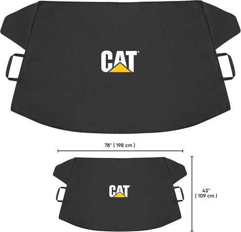 Cat® Automotive Universal Windshield Snow Ice Cover, Weatherproof for Fall & Winter, Includes Anti-Theft Flaps, Freeze Protector for Auto Car Truck Van and SUV, Wide 78" x 43" in in Saudi Arabia