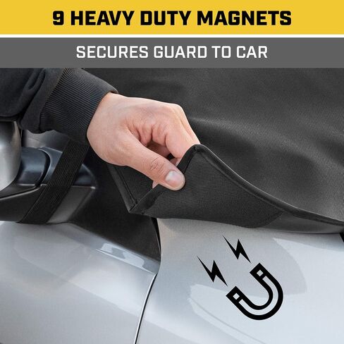 Cat® Automotive Universal Windshield Snow Ice Cover, Weatherproof for Fall & Winter, Includes Anti-Theft Flaps, Freeze Protector for Auto Car Truck Van and SUV, Wide 78" x 43" in in Saudi Arabia