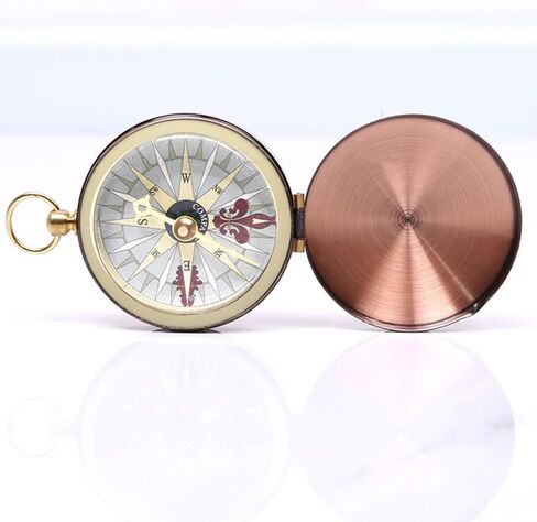 Snowmanna-Portable Vintage Old Style Compass Pocket Watch Style Multifunction Fluorescence Compass Navigation for Outdoor Sports Camping Hiking in Saudi Arabia