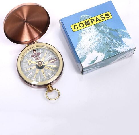 Snowmanna-Portable Vintage Old Style Compass Pocket Watch Style Multifunction Fluorescence Compass Navigation for Outdoor Sports Camping Hiking in Saudi Arabia