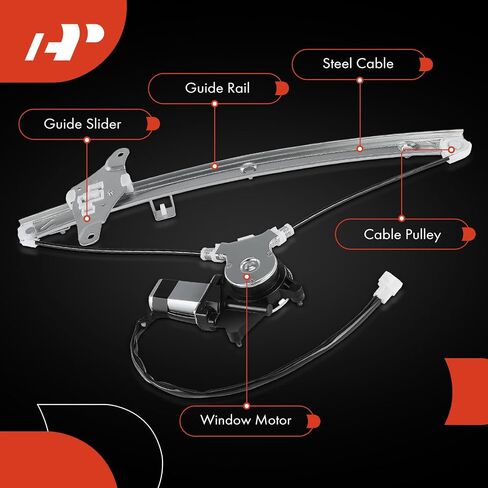 A-Premium Power Window Regulator with Motor Replacement for Toyota Camry 1992-1996 Sedan Front Right Passenger Side in Saudi Arabia