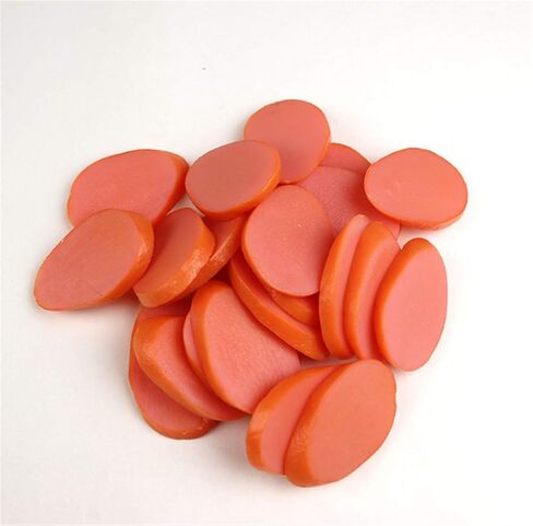 10 قطعة من شرائح السجق الغذائية الاصطناعية النابضة بالحياة لتزيين اللحوم نموذج الدعامة شريحة السلامي المزيفة ديكور المنزل in Kuwait