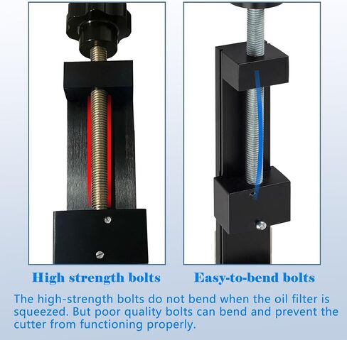 Oil Filter Cutter Oil Filter Cutting tool 66490 with 2 X Cutting Blade Fits Filters 1-3/4" to 5-3/4"Red in Saudi Arabia