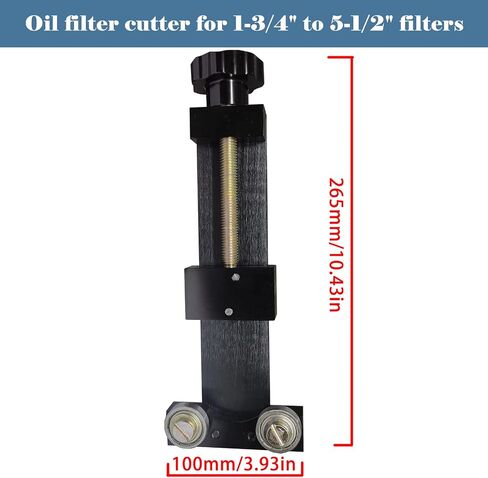 Oil Filter Cutter Oil Filter Cutting tool 66490 with 2 X Cutting Blade Fits Filters 1-3/4" to 5-3/4"Red in Saudi Arabia
