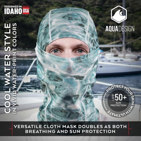 Cool Weather Mens Face Mask UPF50+ Sun Wind Helmet Liner Balaclava in Saudi Arabia
