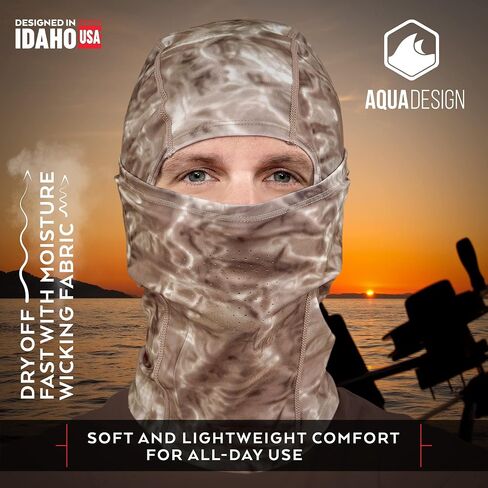 Cool Weather Mens Face Mask UPF50+ Sun Wind Helmet Liner Balaclava in Saudi Arabia