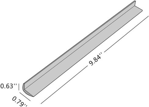 Silicone Corner Protectors Edge Guards with Strong Stickiness, Baby Proof Corner Covers and Bumpers Cushion Top Grade 8pcs (Gray) in Saudi Arabia