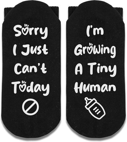 I’m Growing A Tiny Human Socks, New Mom Socks, Gifts For Pregnant Women. in Saudi Arabia