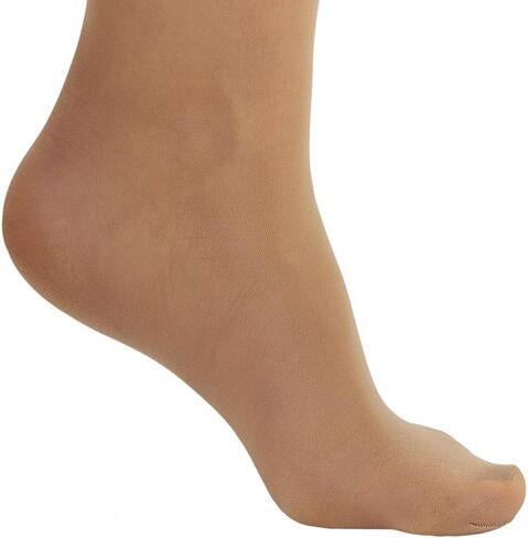 Ames Walker AW Style 76 Soft Sheer 8-15 مم زئبقي أعلى الركبة أسود مقاس XX-Large in Kuwait