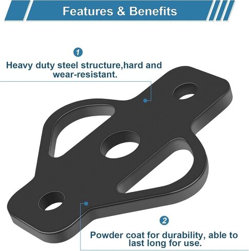 3-Way Trailer Hitch Adapter with Bolt and 2 Inch Ball 1-7/8 Inch Ball for ATV Lawn Mower, Golf Cart, Garden Tractor, Flat Towing Tow Ball Mount in Kuwait