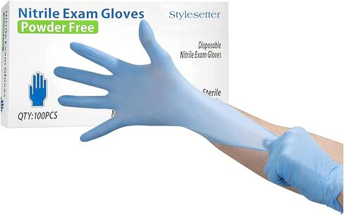 Style Setter Powder-Free Nitrile Disposable Exam Gloves in Saudi Arabia