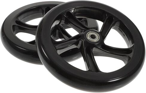 FAVOMOTO Scooter Wheels 180mm Replacement Kick Scooter Wheels Pair, Youth Adult Scooter Wheels with Bearings PU High Flexibility in Saudi Arabia