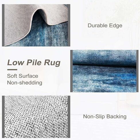Moroccan Rugs for Entryway, 2x3 Grey Kitchen Rugs Non-Slip Washable Small Area Rug, Ultra Soft Vintage Geometric Low-Pile Indoor Door Mat Floor Carpet for Entrance Bedroom Bathroom in Saudi Arabia
