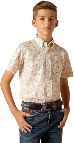 Ariat Boys' Edison Classic Fit Shirt in Saudi Arabia