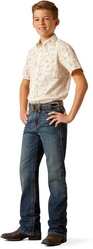 Ariat Boys' Edison Classic Fit Shirt in Saudi Arabia
