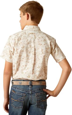 Ariat Boys' Edison Classic Fit Shirt in Saudi Arabia