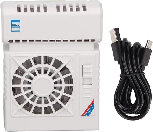 Cell Phones Cooling Fan, Large Area Fast Cooling High Power Fan, Semiconductor Phone Cooler with RGB Breathing Light for Most Cell Phones in Saudi Arabia