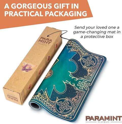 قرية الصيادين (مخيطة) - مفرش لعب MTG من أندرياس روشا - متوافق مع مفرش اللعب Magic The Gathering - Play MTG، YuGiOh، TCG - تصميمات وإكسسوارات فنية لبساط اللعب الأصلي in Kuwait