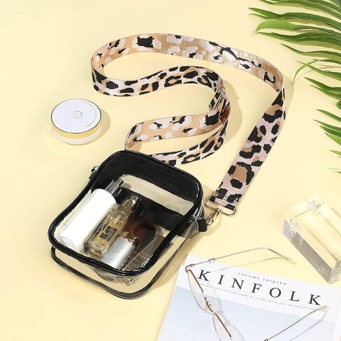 COOKOOKY Clear Bag Stadium Approved Clear Crossbody Purse Bag for Stadium Concerts Festivals in Saudi Arabia