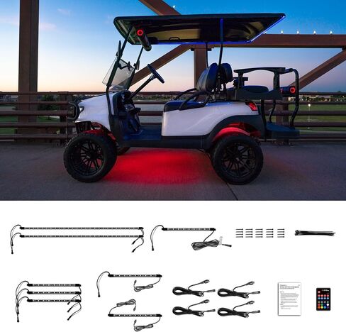 ExtremeStrip 2/4 Seat Golf Cart Underglows Waterproof Dirt Proof LEDCast Compatible LED Accent Lighting in Saudi Arabia