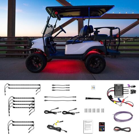 ExtremeStrip 2/4 Seat Golf Cart Underglows Waterproof Dirt Proof LEDCast Compatible LED Accent Lighting in Saudi Arabia