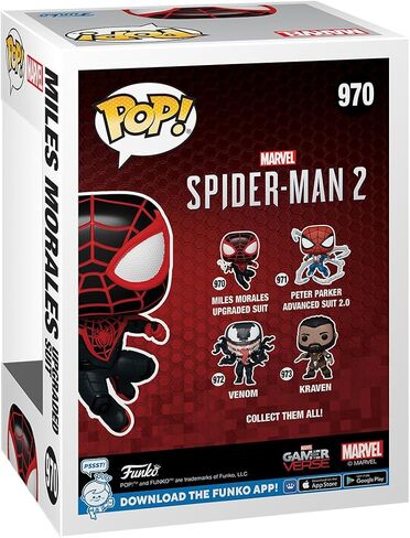Funko Pop! Marvel: Gamerverse - Spider-Man 2, Miles Morales Upgraded Suit in Saudi Arabia