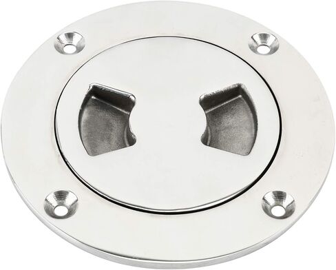 Amarine Made 3" Heavy Duty 316 Marine Grade Stainless Steel Boat Deck Plate Hatch in Saudi Arabia