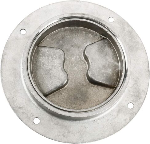 Amarine Made 3" Heavy Duty 316 Marine Grade Stainless Steel Boat Deck Plate Hatch in Saudi Arabia