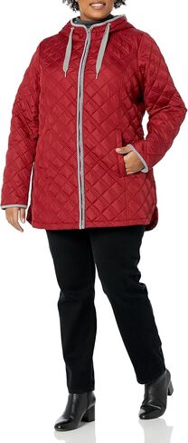 EVANS Women's Plus Size Coat Multi Stitch Quilted in Saudi Arabia