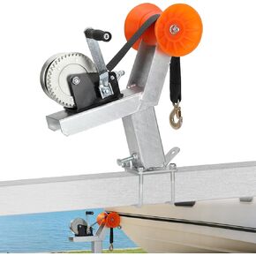 حامل ونش مقطورة القارب 1200 رطل مع الأسطوانة، عمود ونش لمقطورة أنابيب مربعة 2-2.7 بوصة، حامل ونش ارتفاع قابل للتعديل مع الفولاذ المجلفن، مسمار على شكل حرف U مناسب لقارب الصيد السريع in Kuwait