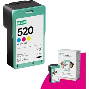 Nelko 520 Genuine Color Ink Cartridges, 2.0 High-Yield Ink Cartridge Compatible with PP01 & PP03 Photo Printer, Water Oxidation-Proof, Photo Printer Cartridge for PP01 Photo Printing, for Home&School in Kuwait