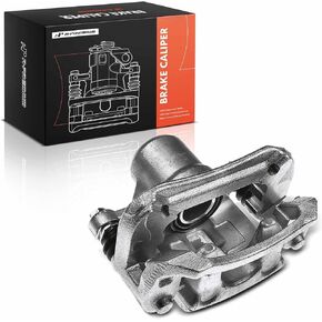 A-Premium Disc Brake Caliper Assembly with Bracket Compatible with Select Kia Models - Rondo 2007-2008 - Rear Driver and Passenger Side, 2-PC Set in Kuwait
