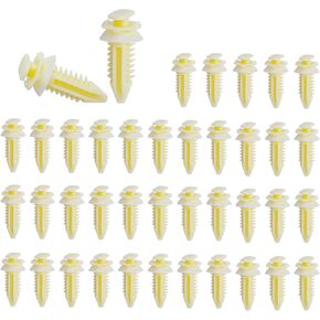 40 PCS Car Door Panel Chip Retainers, Plastic Door Panel Fasteners with Replacement Number 15545202, Car Door Clip Compatible with C3500, K1500, Silverado 1500, Sierra 1500 in Kuwait