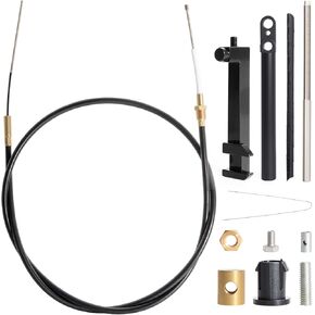 865436A02 Lower Shift Cable Kit Compatible with Mercruiser MC-I MR Alpha One Gen I Gen II Sterndrive Outdrives Replace 865436A02 19543A10 19543A8 in Kuwait